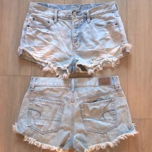 AE shorts Tomgirl shortie lot of 2 size 6